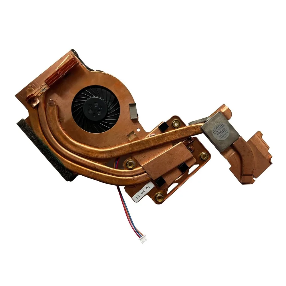 CPU Cooling Fan with Heatsink Replacement for Lenovo Thinkpad T500 W500 Series 45N5492 45N5493 (3 Wire) 3Pin Connector