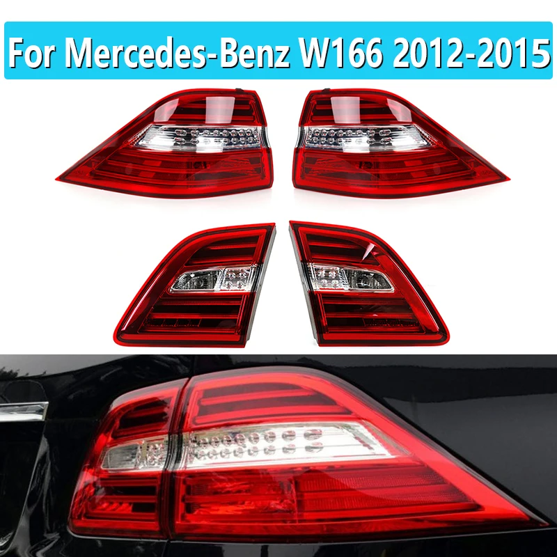 

For Mercedes-Benz W166 Taillight Lamp For ML300 ML350 ML400 2012 2013 2014 2015 LED Rear Lamp Led Taillight Car Styling