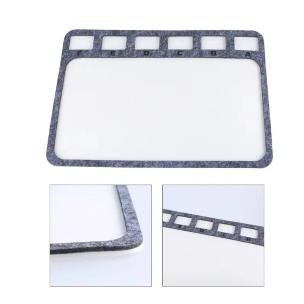 

Felt Felt Beading Tray Alphabetic Scale Felt Surfaces Beadwork Design Tray Measurement Markings Nonslip Bead Pad