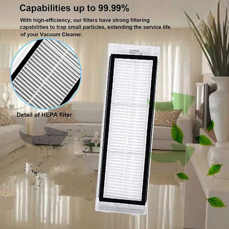 ملحقات قطع غيار المكانس الكهربائية ، فرشاة جانبية ، لفة ، ممسحة ، فلتر HEPA ، روبوت Xiaomi 1 S ، S50 ، S51 ، S55 ، S5 ، S6 ، 28 عبوة