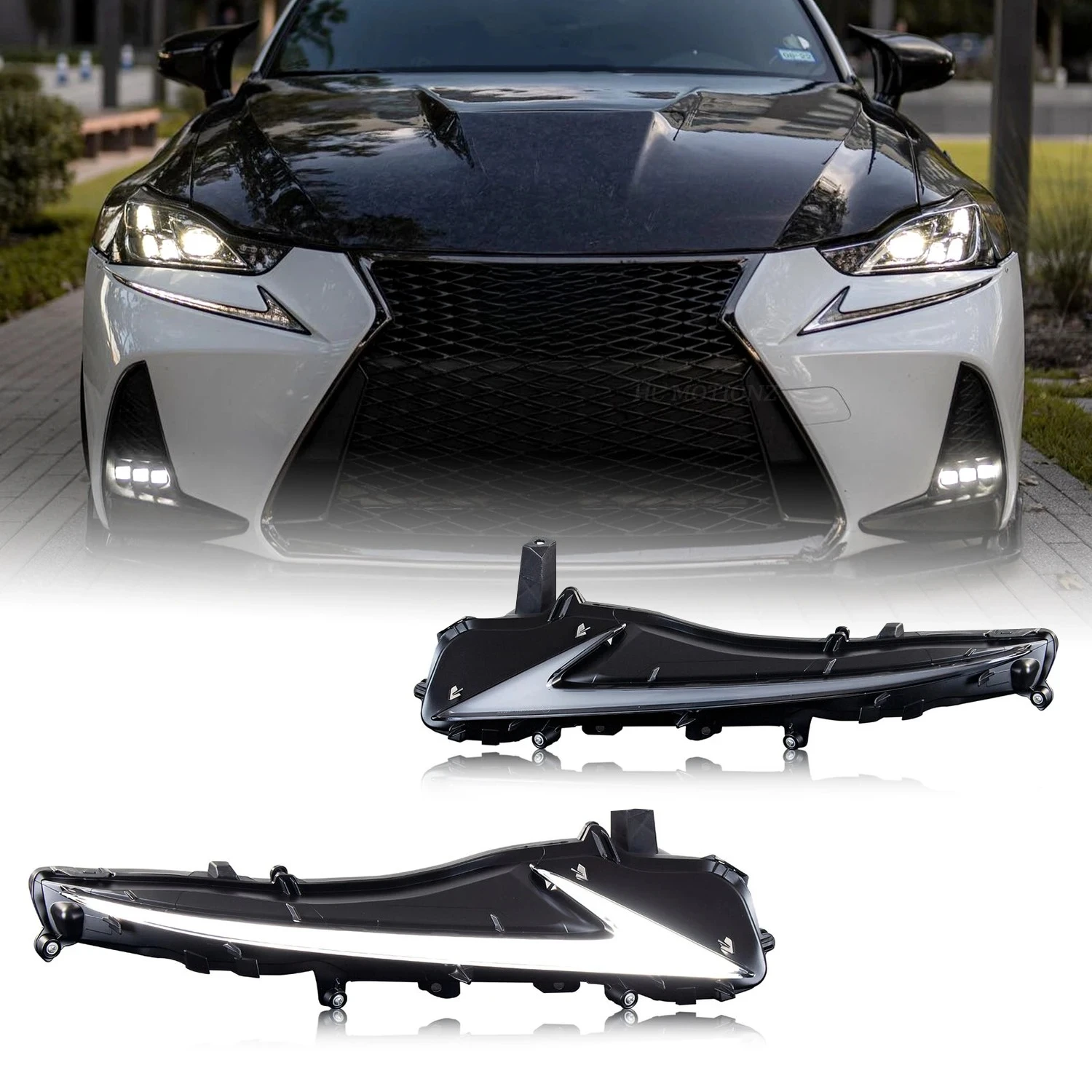 For HCMOTIONZ Factory High Quality Assembly Accessories 2017-2020 Dynamic Turn Signal Day Running Lights DRL for Lexus IS250