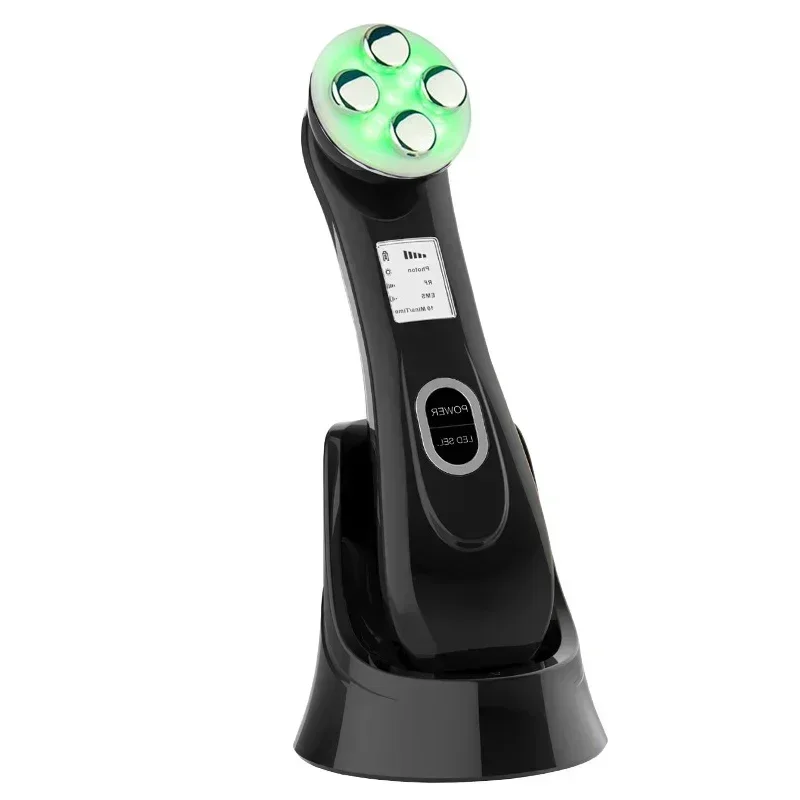 Electroporation RF EMS Mesoterapy LED Light Facial Massager Tighten Skin Care Radio Frequency RF Face Lifting Machine Beauty