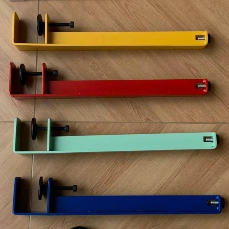 Personalized table leg bracket DIY no punching metal support easy to disassemble and move the side legs