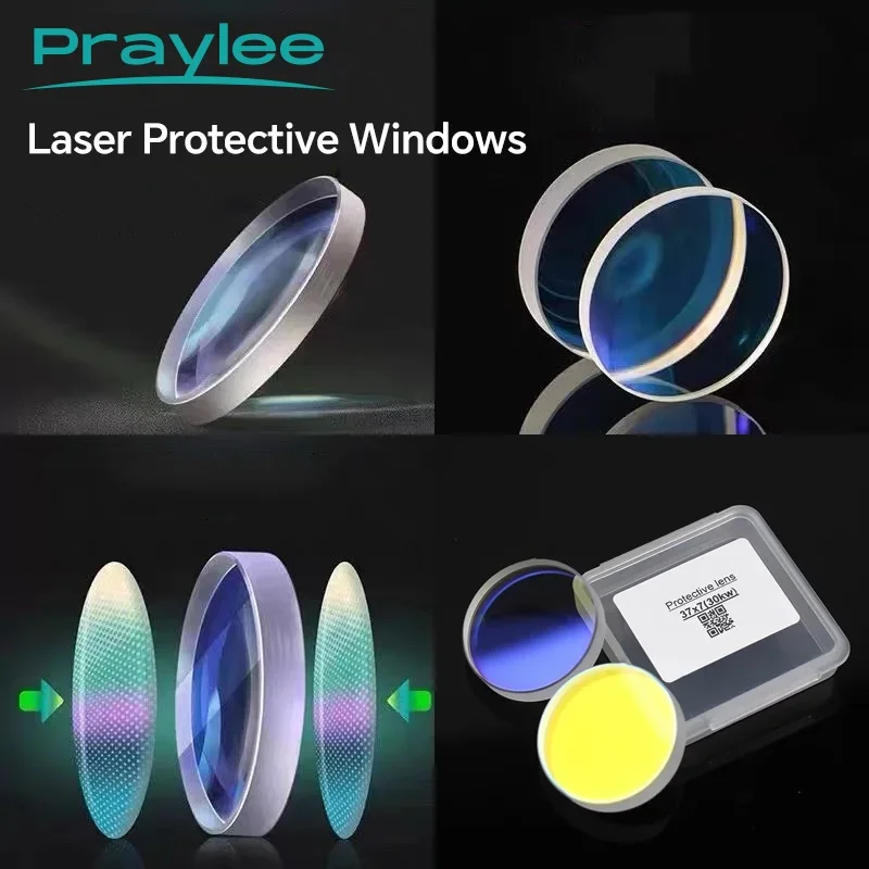 Raytools Laser Welding Machine Protection Lens 18x2 30x1.5 27.9x4.1 37x7 Laser Protective Windows Lens for Laser Welding Gun