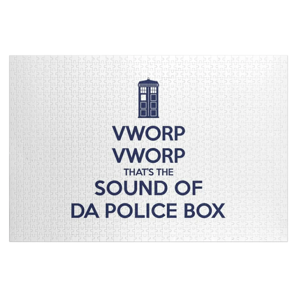 

That's The Sound of da Police Box Jigsaw Puzzle Personalized For Kids Customized Kids Gift Custom Personalised Jigsaw Puzzle