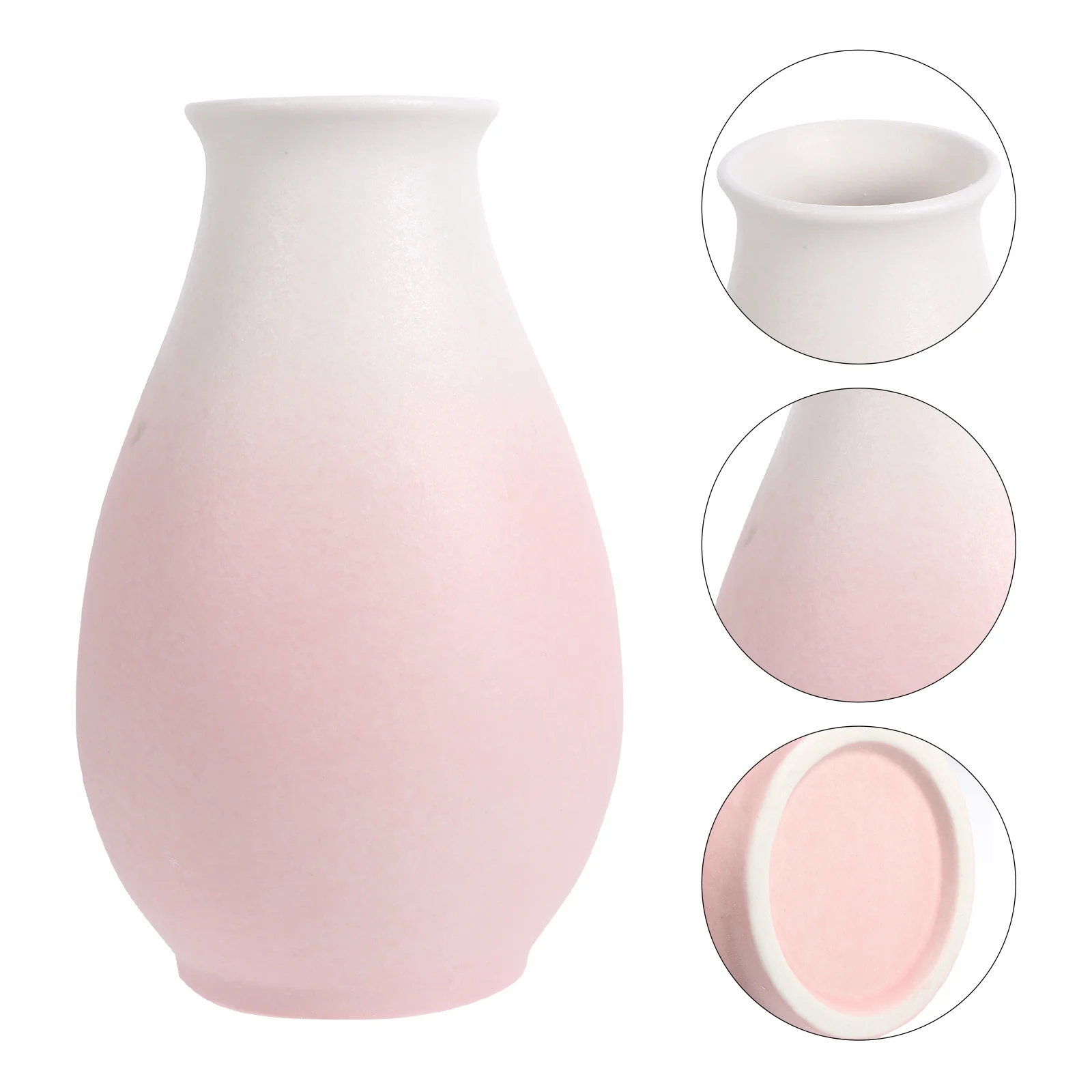 

Ceramic Vase Gradient Color Nordic Style Home Decor Fresh Simple Flower Pot Cactus Plant Growth Balcony Office