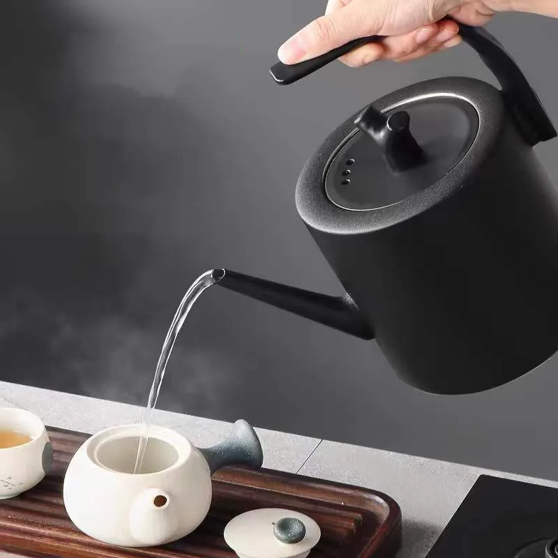 1000ml Home Electric Kettle Smart Long Mouth Coffee Pot Smart 304 Stainless Steel Temperature Control Electric Tea Kettle 220V