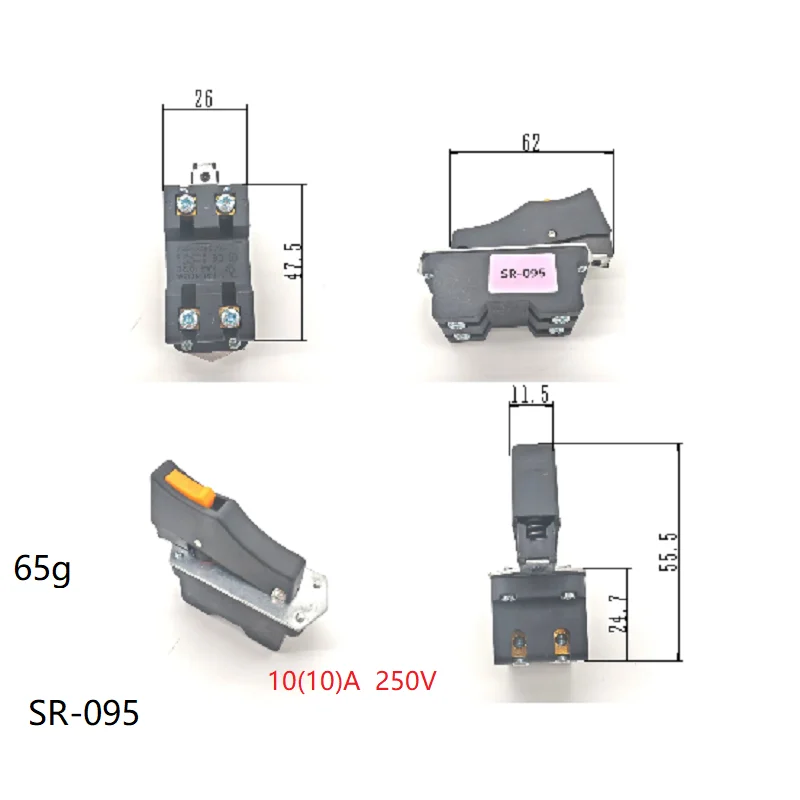 Sr-095 Is Suitable for Sth Dka-10 Angle Grinder Switches, and the Sizes Are All the Same and Universally Applicable