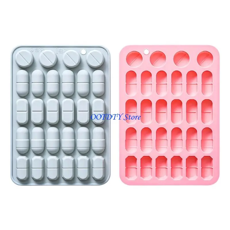 367A Flexible Treat Making Tray with Rounded and Bar Candy Cavities