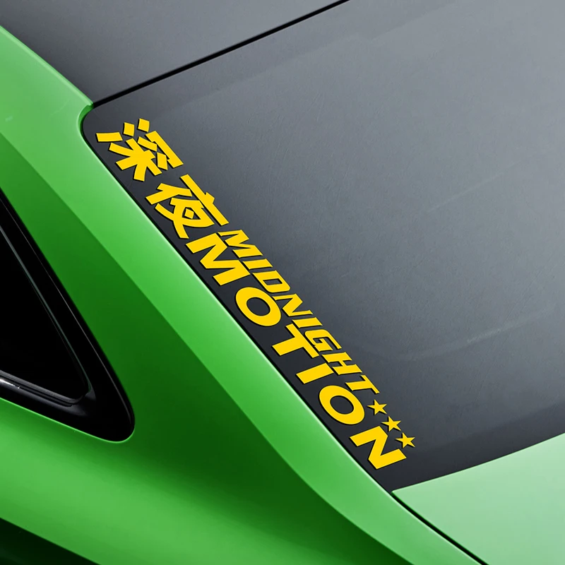

Letters Cool Car Decoration Stickers Vinyl Waterproofsun Protection Car Windshield Decal Colorfast High Quality Stickers