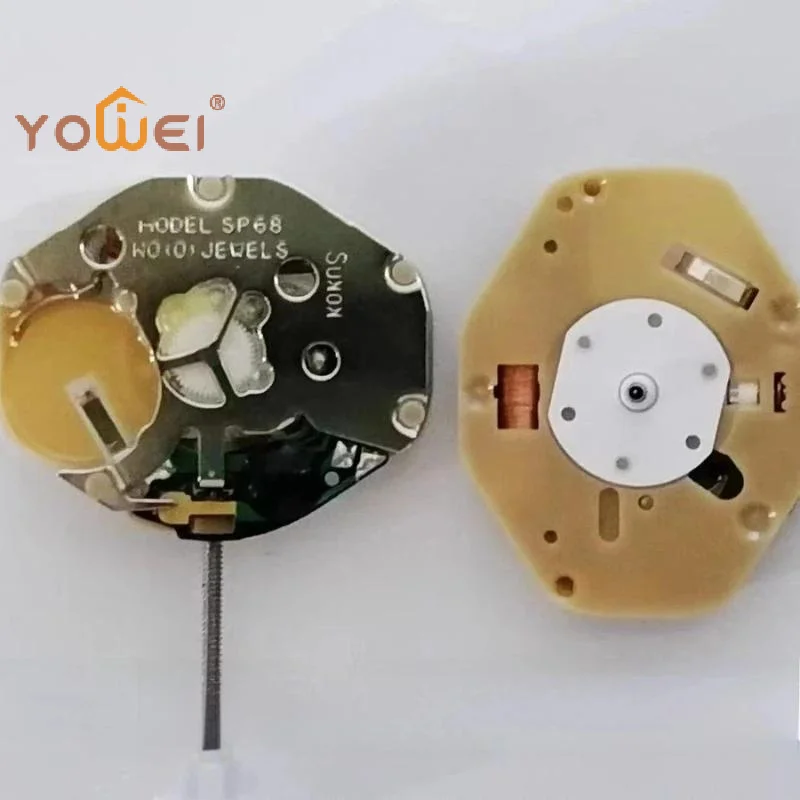 Latest 1/3/5Pcs Sweep Second /Continuous Second Movement New SP68 Movement 3-Hand No-Date Quartz Movement Watch Parts