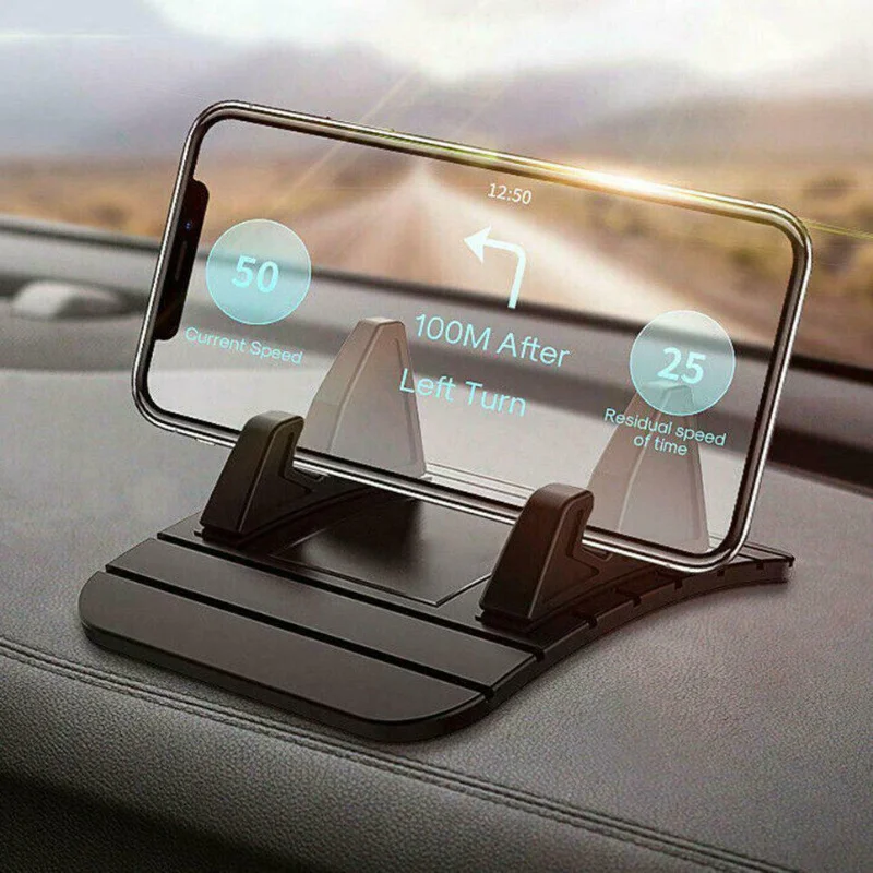 Silikon-Handyhalterung, Auto-Armaturenbrett-Handyhalterung, horizontaler und vertikaler universeller multifunktionaler Navigationshalter für das Auto