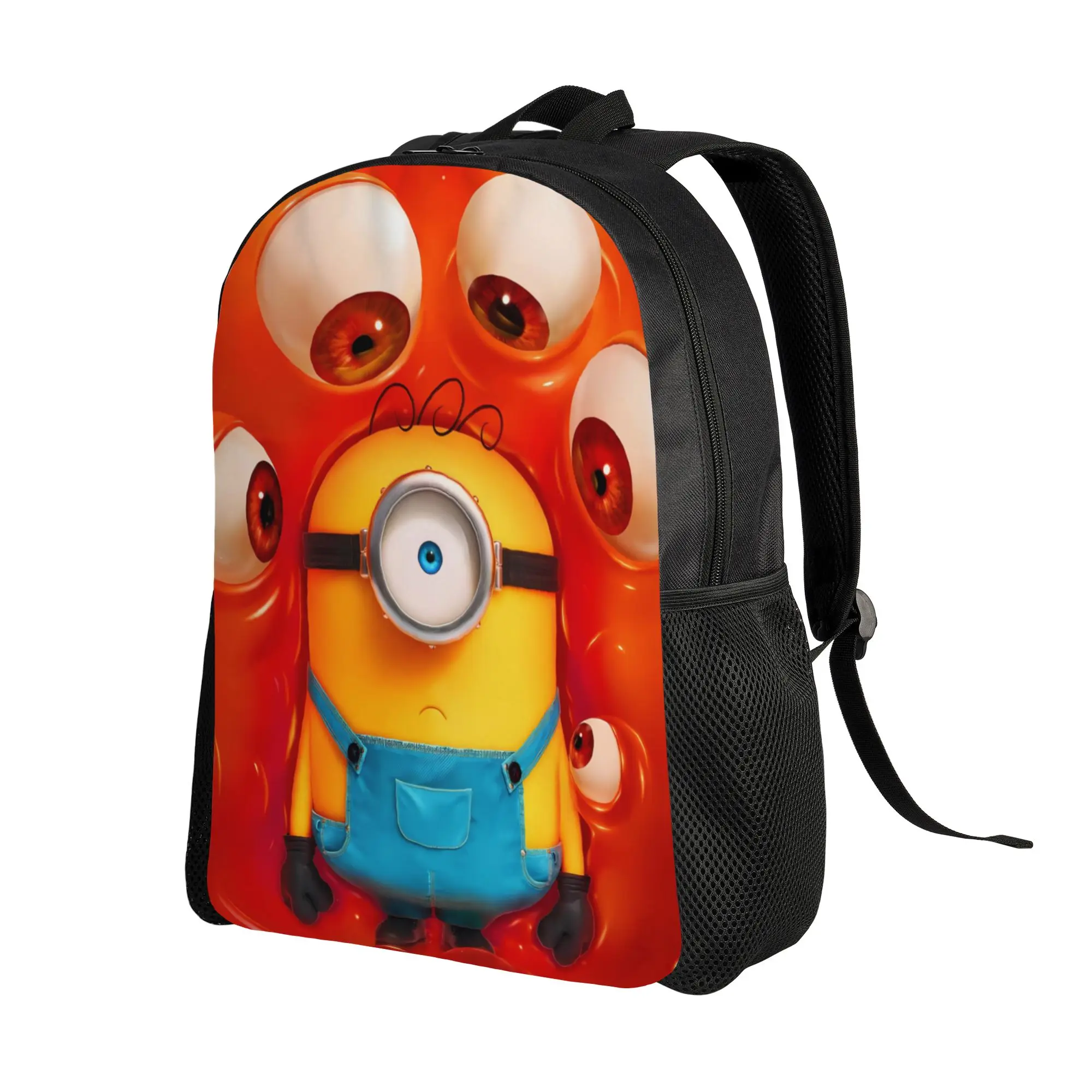 Cartoon M-Minions Backpack  Kawaii Backpacks Student Outdoor Durable School Bags Designer Rucksack