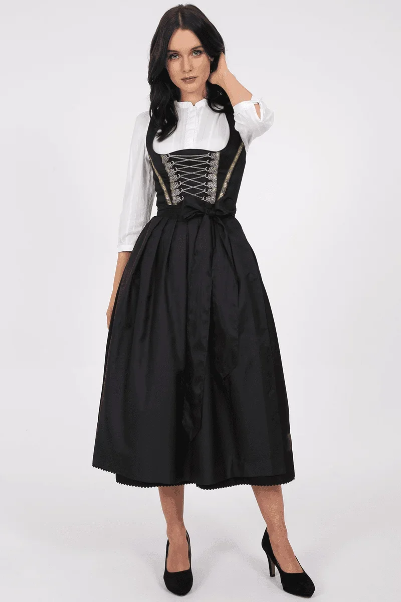 Costume tradizionale da donna Dirndl Oktoberfest Parata nazionale bavarese Taverna Cameriera Uniforme Vestito Cosplay Fancy Party Dress