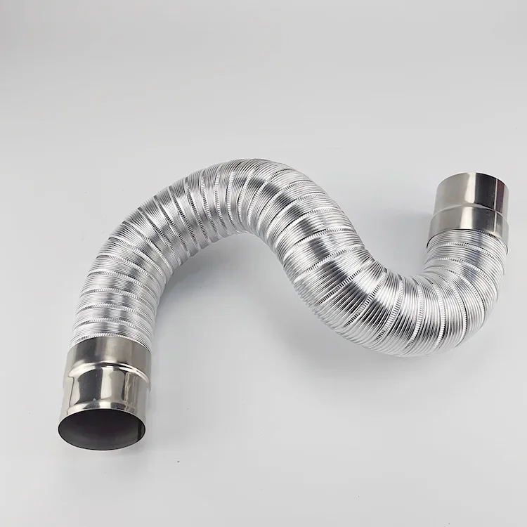 

1.5m length duct Ventilation fume hot air steam exhaust pipe Various Flexible 5cm-9cm diameter Exhaust flexible pipe fittings