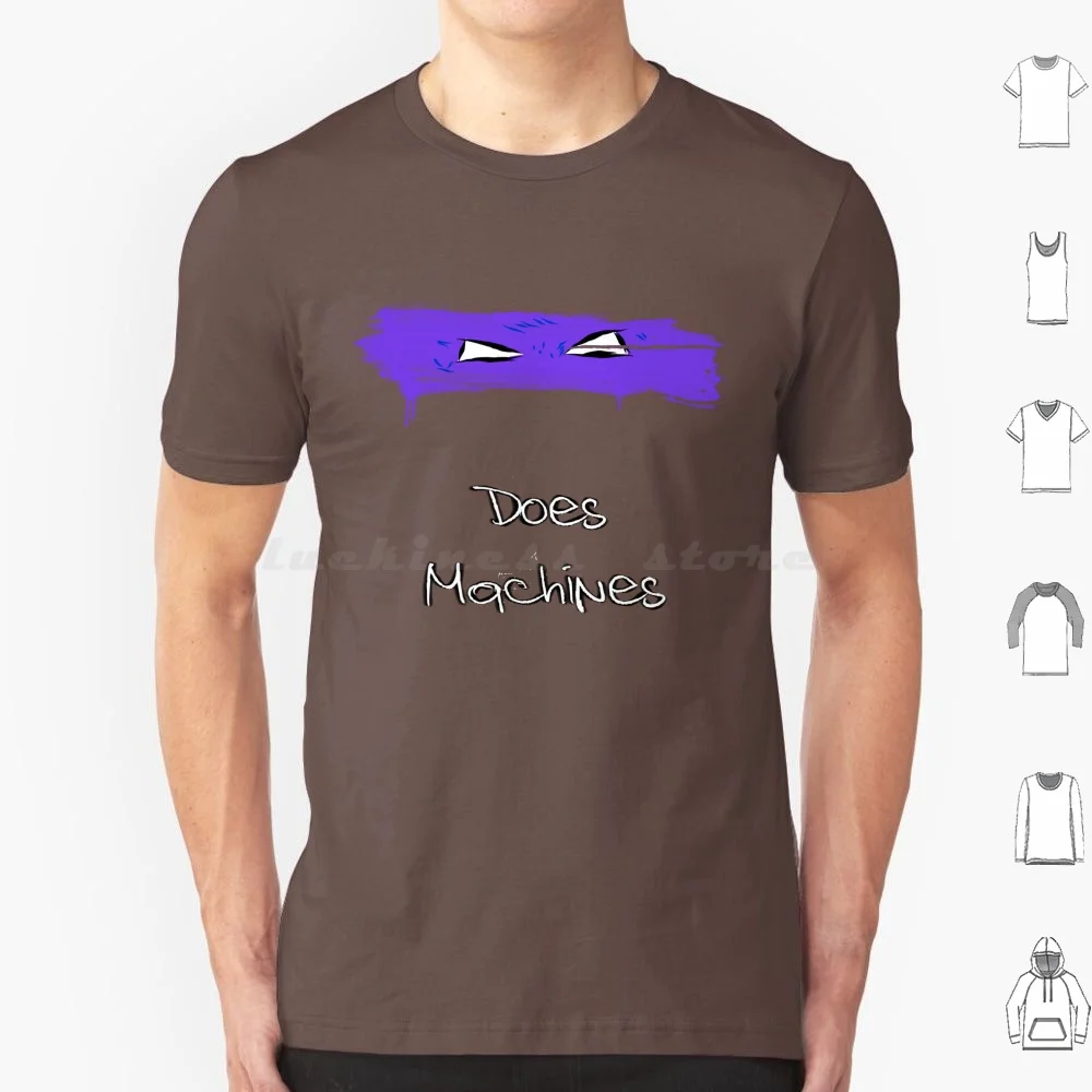 Camiseta de algodón de Donatello Does Machines, camiseta fresca de Raph, Michelangelo, Mike Mikey, Donatello, Don Donnie, Leonardo, Leo, verde y azul, 6xl