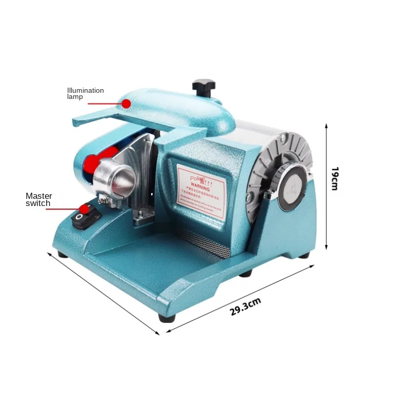 Sprzęt do laboratorium dentystycznego maszyna do cięcia z dużą prędkością szlifierka do polerowania 2800 obr/min szlifierka ze stopu o niskim