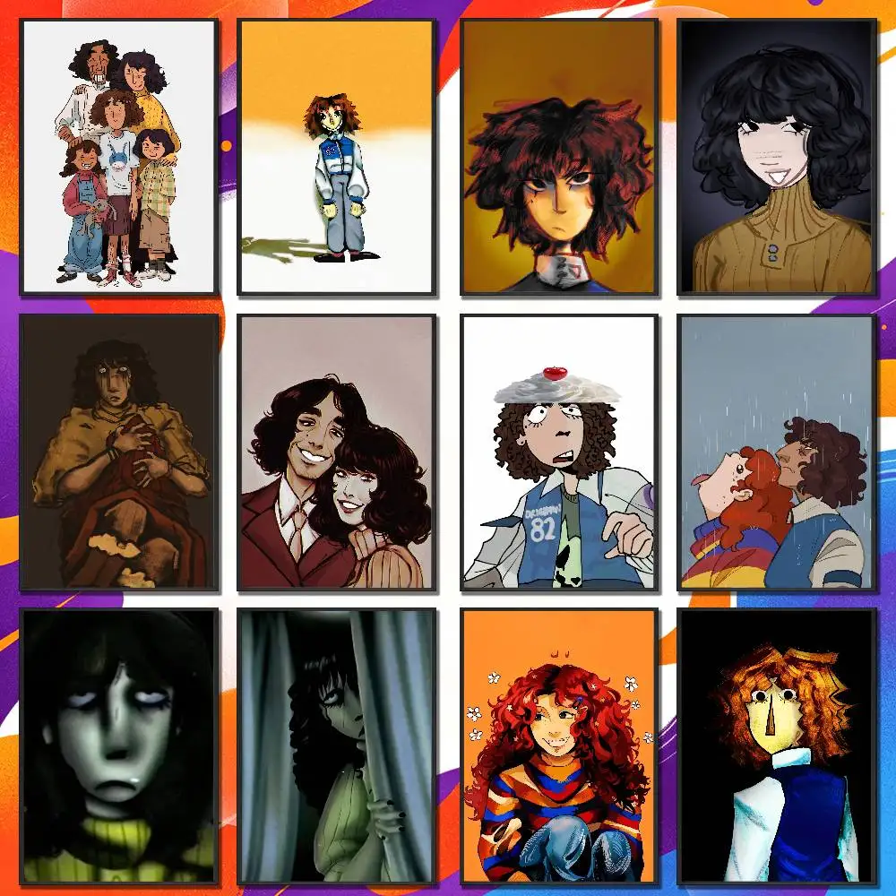 For The New Walten Files Rosemary Walten Poster Sticker Cover Bars Custom Film Self-adhesive Ornament Collectibles Playbill