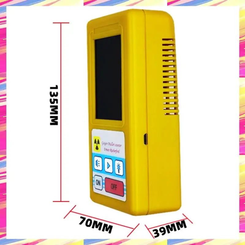 AIAI LCD Radioactive Tester, Personal Dosimeter For Nuclear Radiation Detection, X-Ray Beta Gamma Detector For Marble Tools