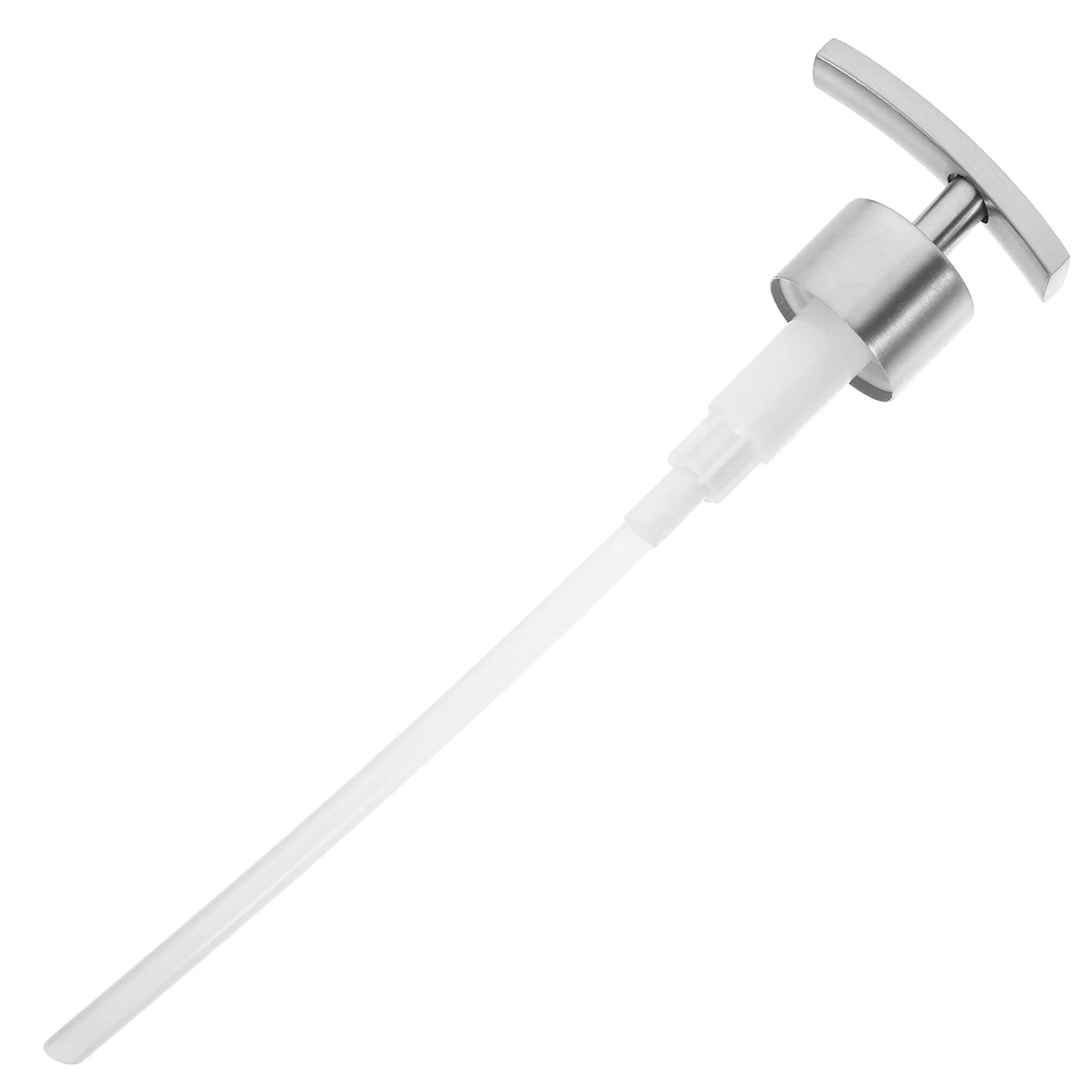 استبدال مضخة توزيع الصابون المصنوعة من الفولاذ المقاوم للصدأ، أنبوب قابل للتعديل لزجاجات مكيف الشامبو، مضخة الضغط للحمام