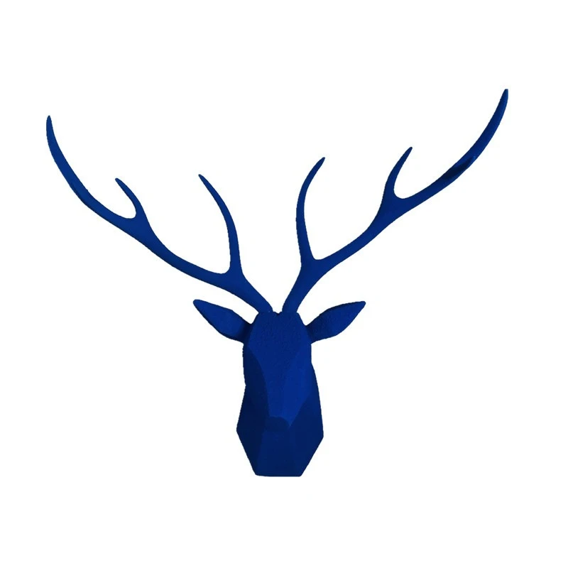 Modern Home Wall Decorations Wedding Company Meichen Arrangement Internet celebrity live stream pendant deer head wall hanging