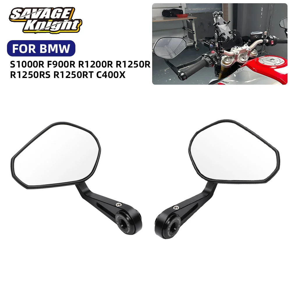 

S1000R F900R R1300R мотоциклетное боковое зеркало для BMW R1200R R1250R R1250RS R1250 C400X 2018-2024 зеркало заднего вида на руле
