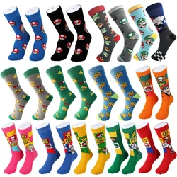 Super Mario Bros Anime Socks Odyssey Yoshi Princess Peach Cartoon Tube Socks Unisex Cosplay Sock Birthday Xmas Gifts Adult Socks