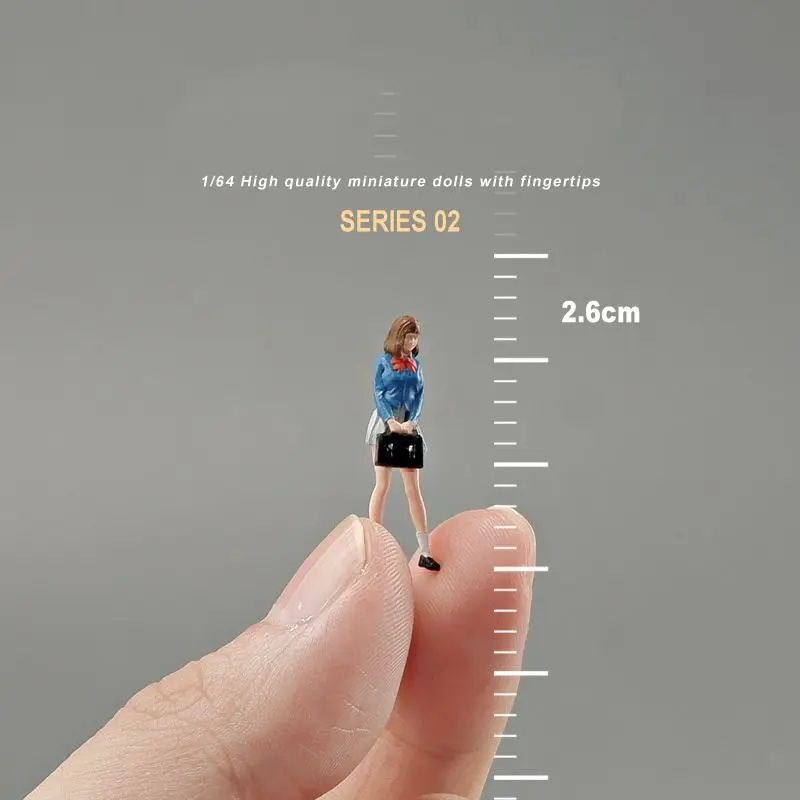 Diorama 1/64 Figure Miniature Basketball Boy Girl Model Resin Miniatura Figures Collectible Toys DIY Minifigures Garage Scence