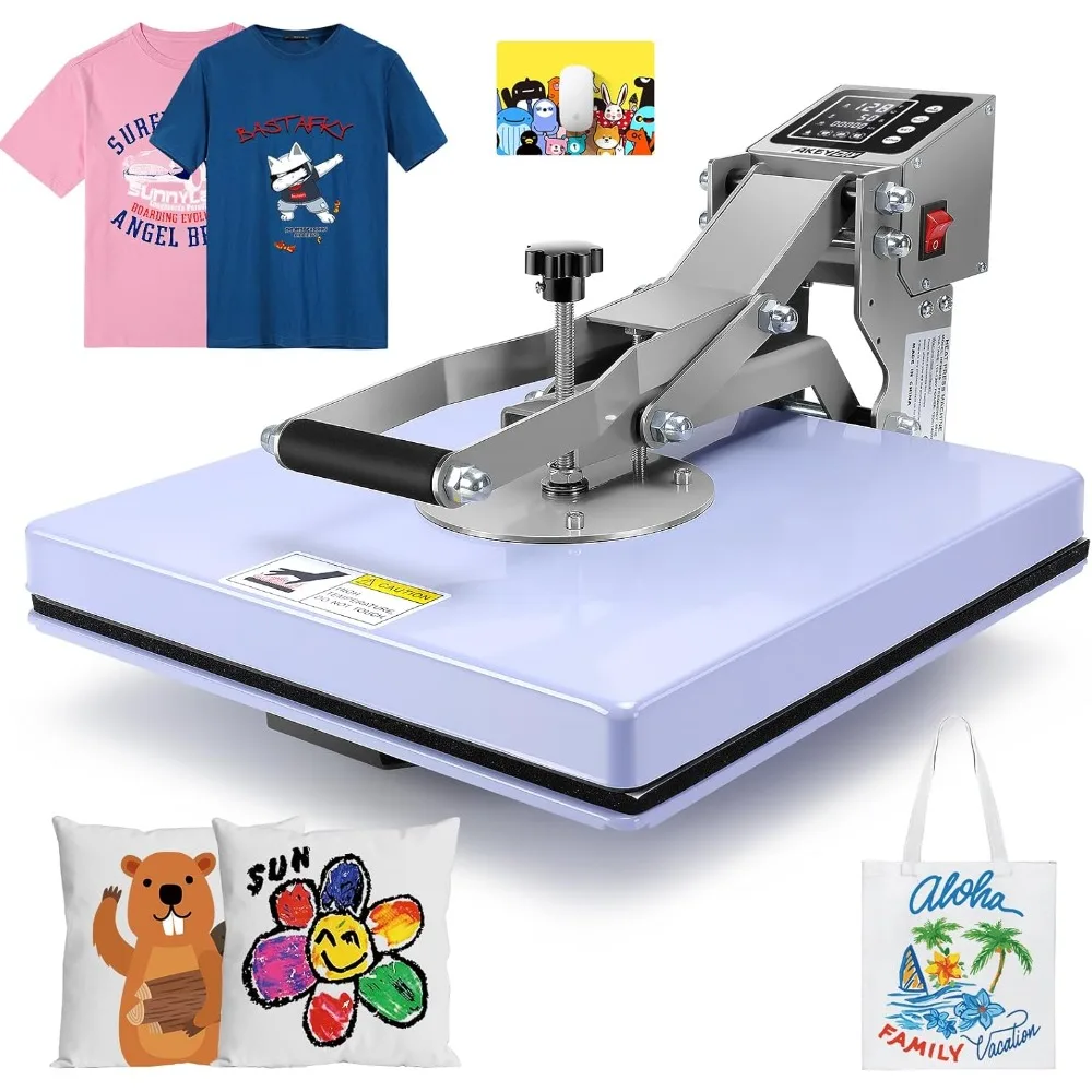 

15x15 Heat Press Machine,Slide Out Heat Press Digital Clamshell Heat Transfer Sublimation Printer Press Industrial-Quality Power