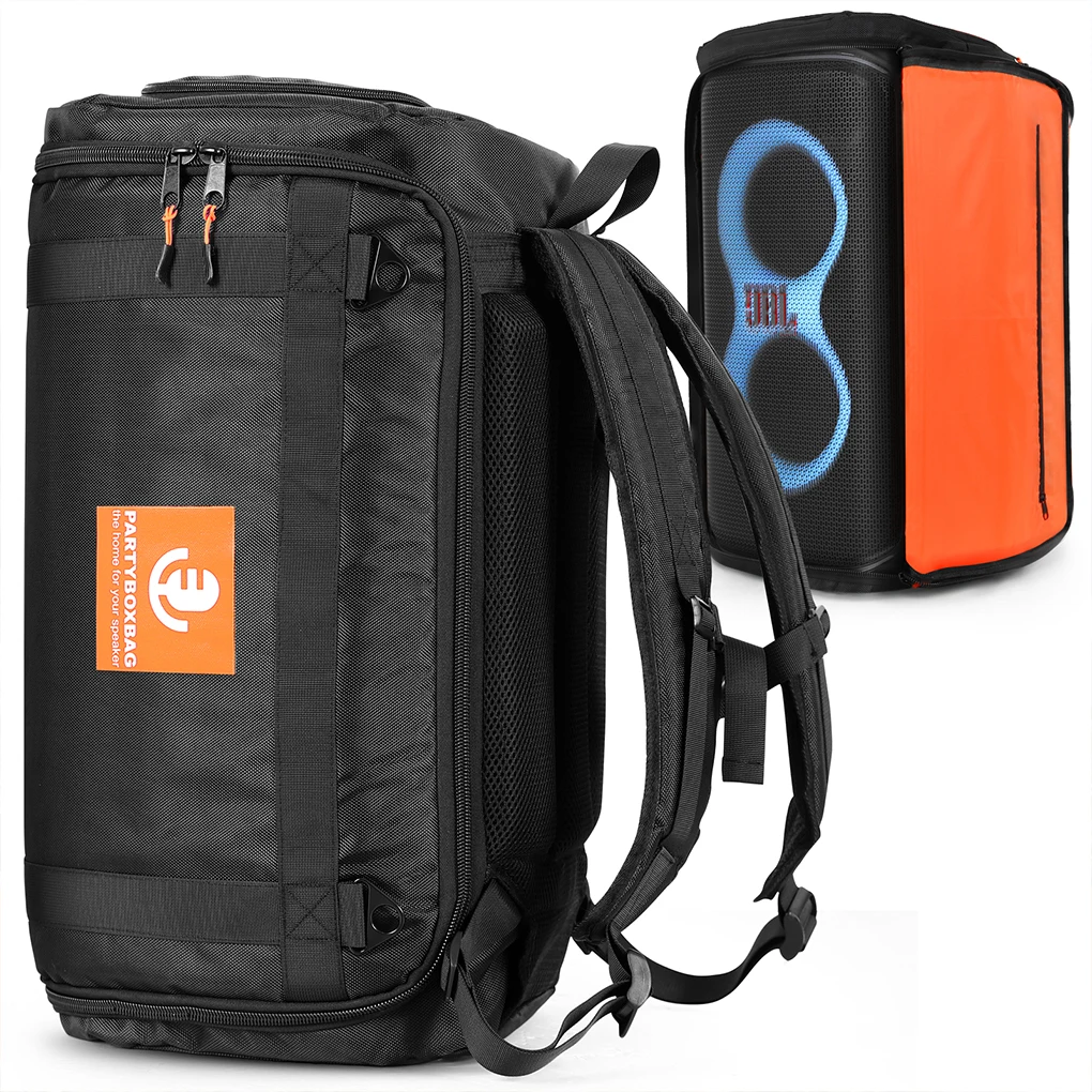 Nylon Speaker Shoulder Bag Custom-molded Travel Case For JBL Partybox 110/Club 120 Storage Bag