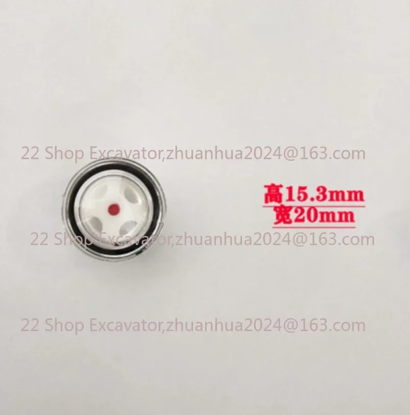 1PC Lathe Level Oil Sight Glass Machine Oil Quantity Round Oil Mark