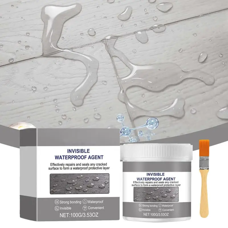 Transparent Waterproof Coating Invisible Repair Agent Permeable Transparent Sealant Coating For Outdoor Roof Bathroom Pools