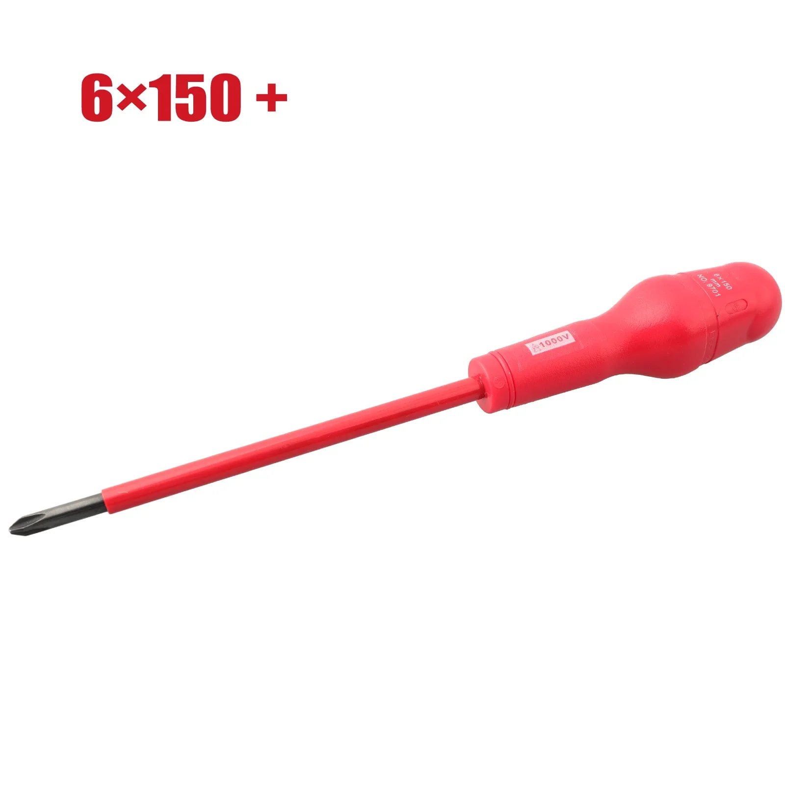 1pc Insulated Screwdriver Magnetic Electrical Screwdriver Bit High Voltage Resistant 1000V Professional Electrician Tool