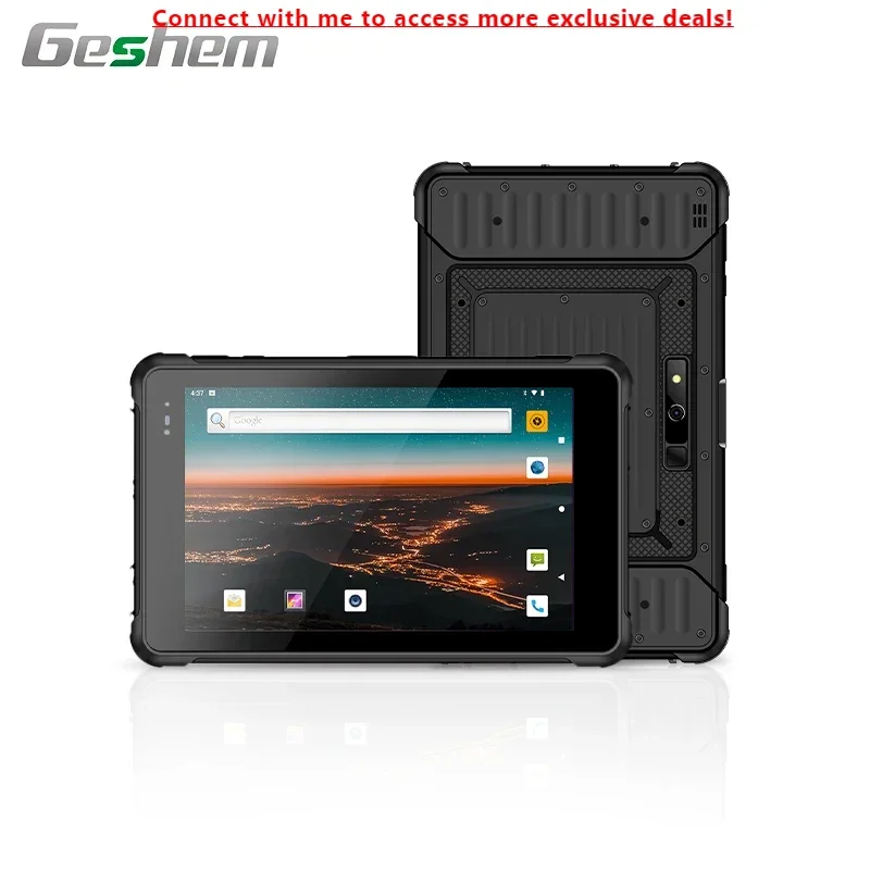 

Geshem 8 Inch Android LF HF UHF RFID 4G LTE Industrial Rugged Tablet
