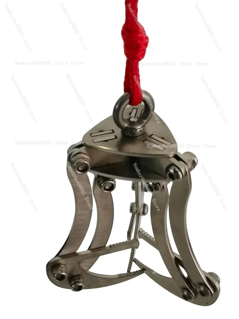 

Drone rescue claw mechanical claw, stainless steel hook automatic grabbing artifact compact and portable