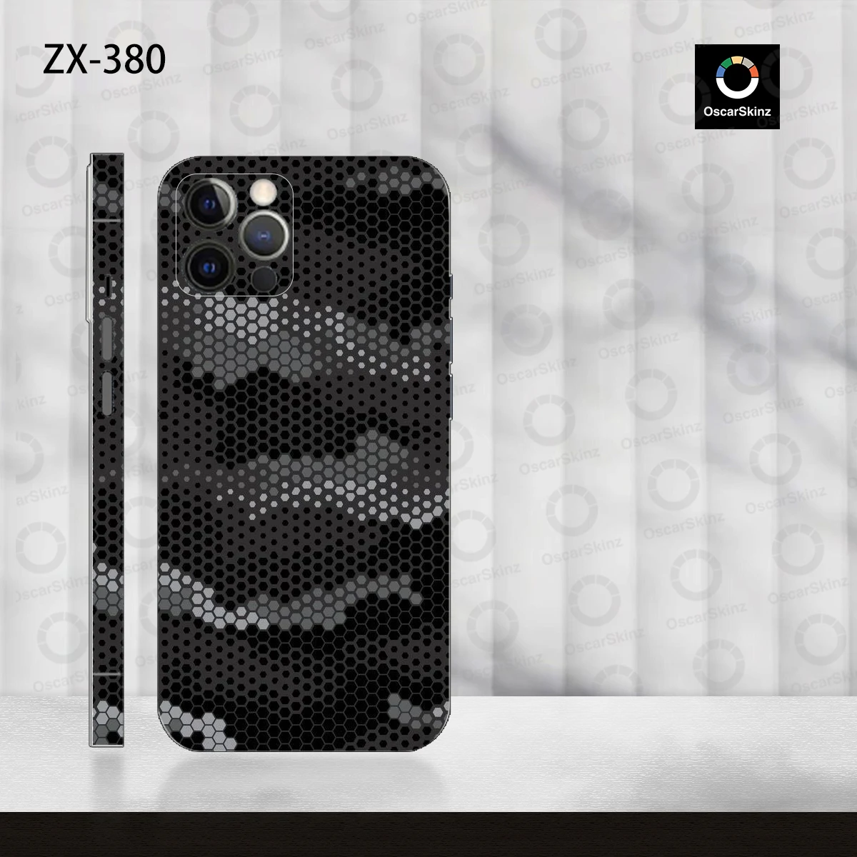 OscarSkinZ Wrap For iPhone 16 Pro Max Sticker 15 14 Plus Back Film 13 12 Mini Protective Decal Side Frame Back Protector