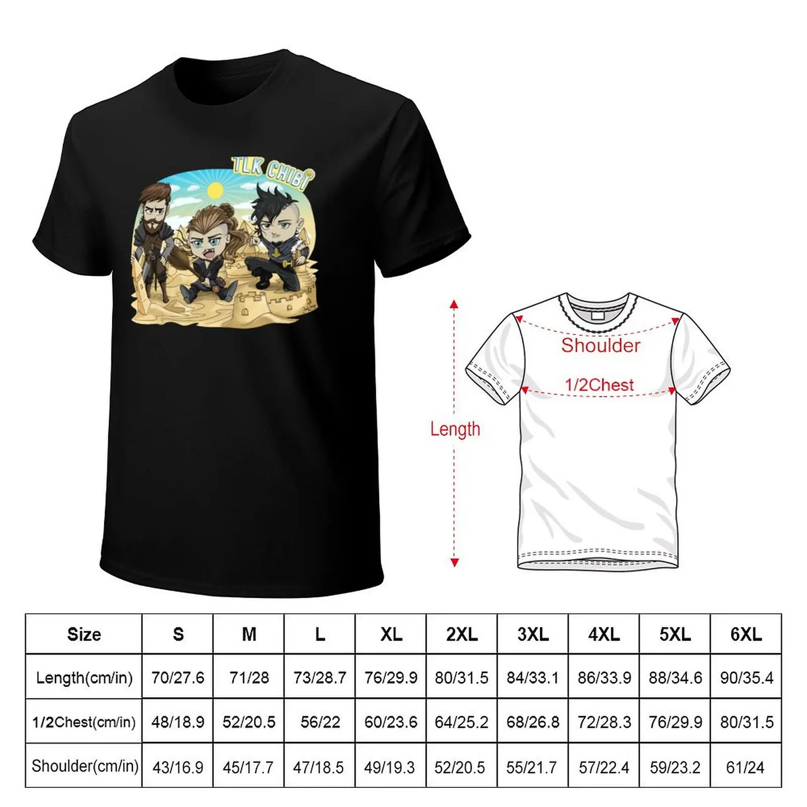The Last Kingdom Chibi Finan - Uhtred - Sihtric T-Shirt Fashion Pattern Printed Tee Shirt