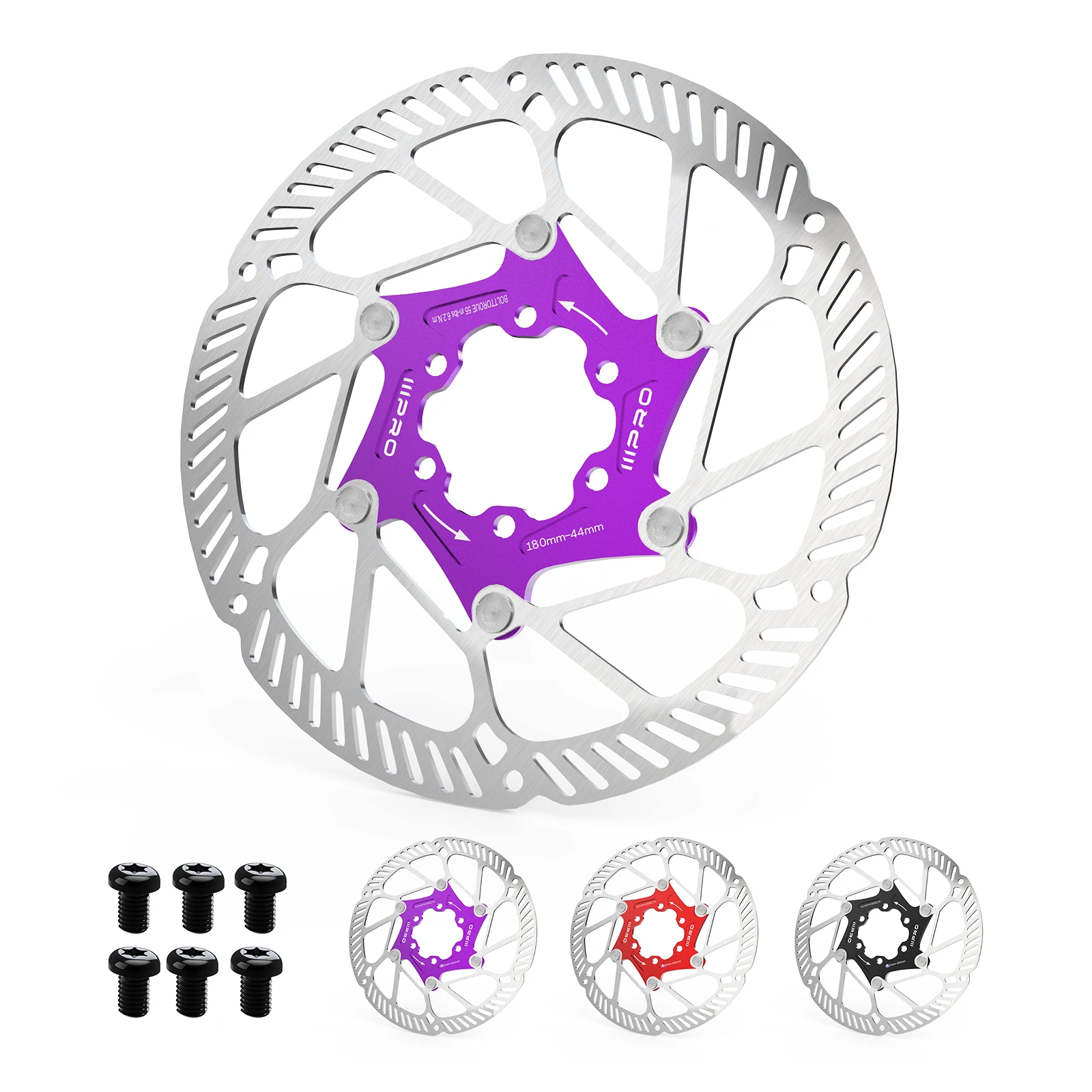 AliExpress IIIPRO Bike Floating Rotor Road Mountain Bike Brake Disc RotorBicycle Rotor 140/160/180/203MM Bicycle Brakes Rotors 6 Bolts
