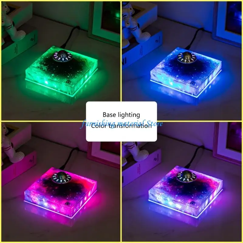 مصباح مكوك يحوم Y5GD مع عواقب متلألئة تكنولوجيا محرك صامتة هدية إبداعية للعلوم إذا أحباب #2