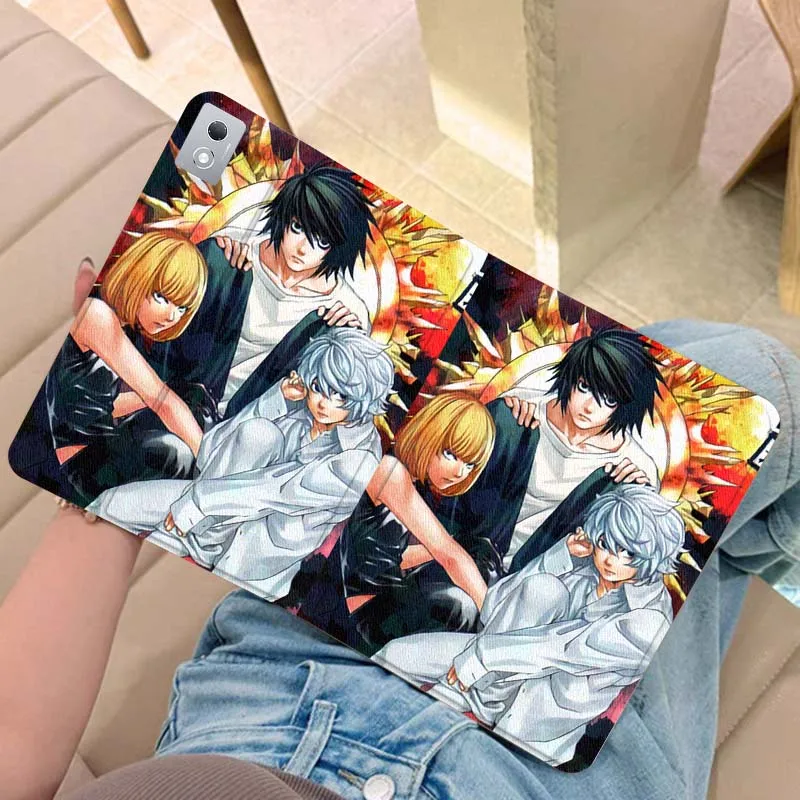 

D-Deaths N-Notes Anime For Legion Xiaoxin Pad Y700 K10 M10 P11 K11 Pro Plus 10.6 11.5 Inch 2021 2023 2025 Tablet Case