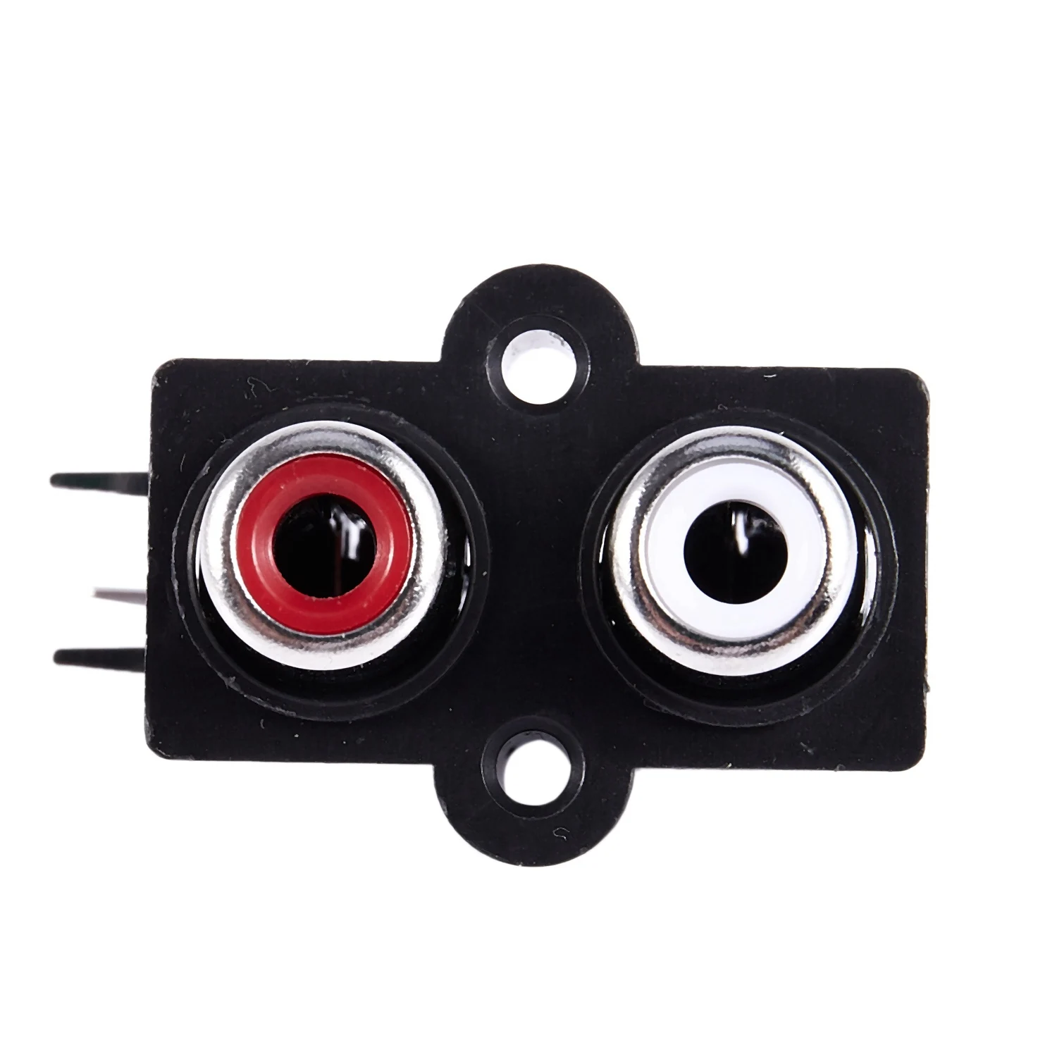 A08I 5pcs PCB Mount 2 Position Stereo Audio Video Jack RCA Female Connector