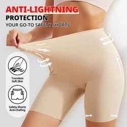 Flarixa High Waist Safety Shorts Anti Light for Women Anti Chafing Boxers Underwear Protective Panties Under Dress Cycling Pants