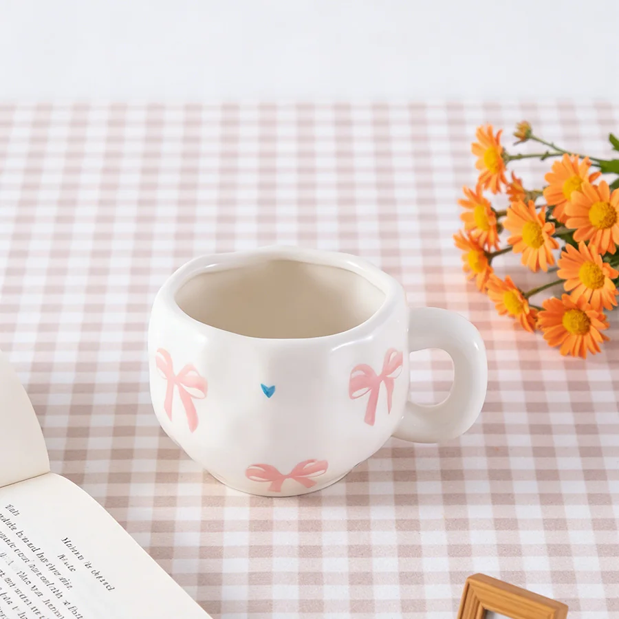 Keramiktasse Kaffeetasse Wassertasse Becher Teetasse Tasse Büro Persönlich Speziell Japanischer Stil Keramik Blumenmuster Paar