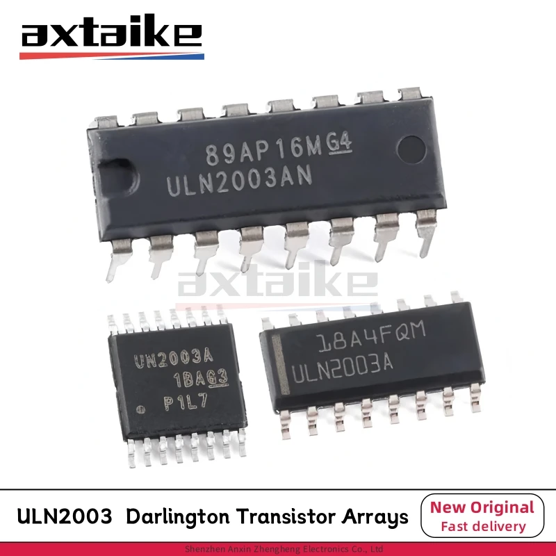 10 Uds ULN2003 DIP16 SOP16 TSSOP16 ULN2003APG ULN2003AN ULN2003AFWG ULN2003ADR UN2003A ULN2003APWR matrices de transistores Darlington