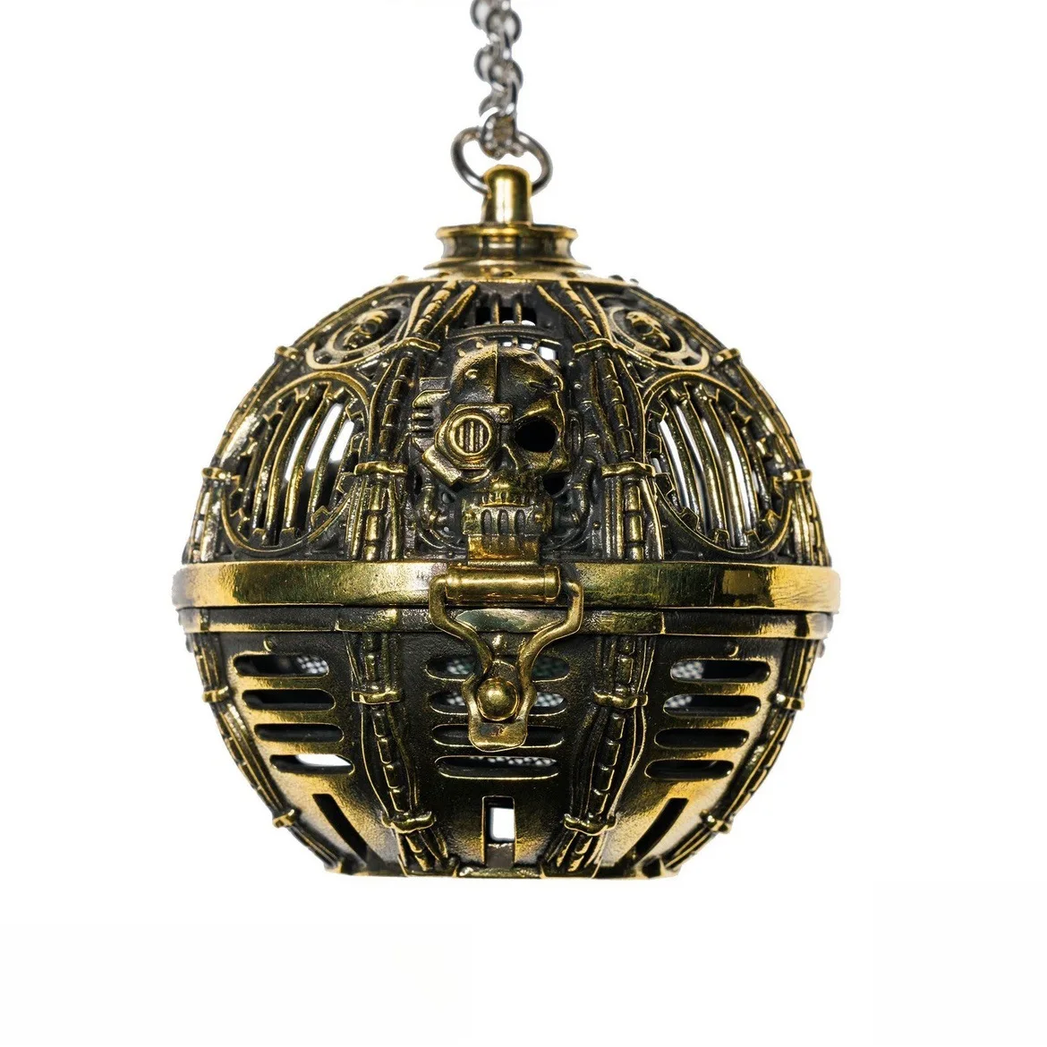 Star Cast Incense Burner Pure Copper Necklace 40K Mechanical God Cult Ohm Messiah Great Sage Blessing Game