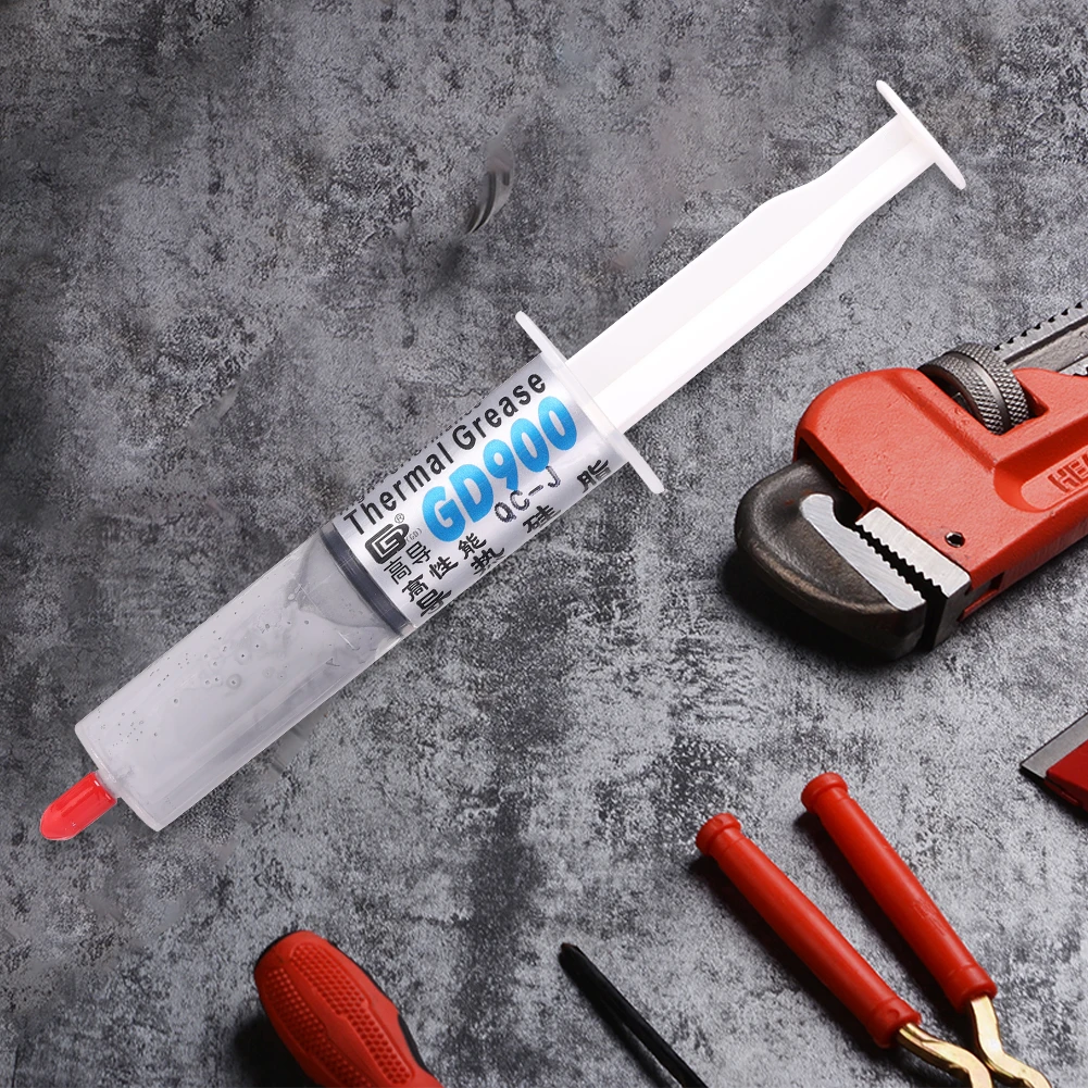 GD900 Thermal Conductive Grease Paste Net Weight 30 Grams Silicone Thermal Paste Heat Sink Compound for Computer CPU