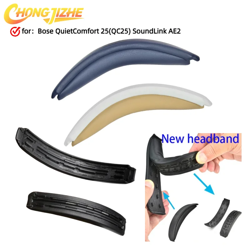 

CHONGJIZHE Replacement Headband Cover for Bose QuietComfort 25(QC25) SoundLink AE2 Headphones Head band Headpad