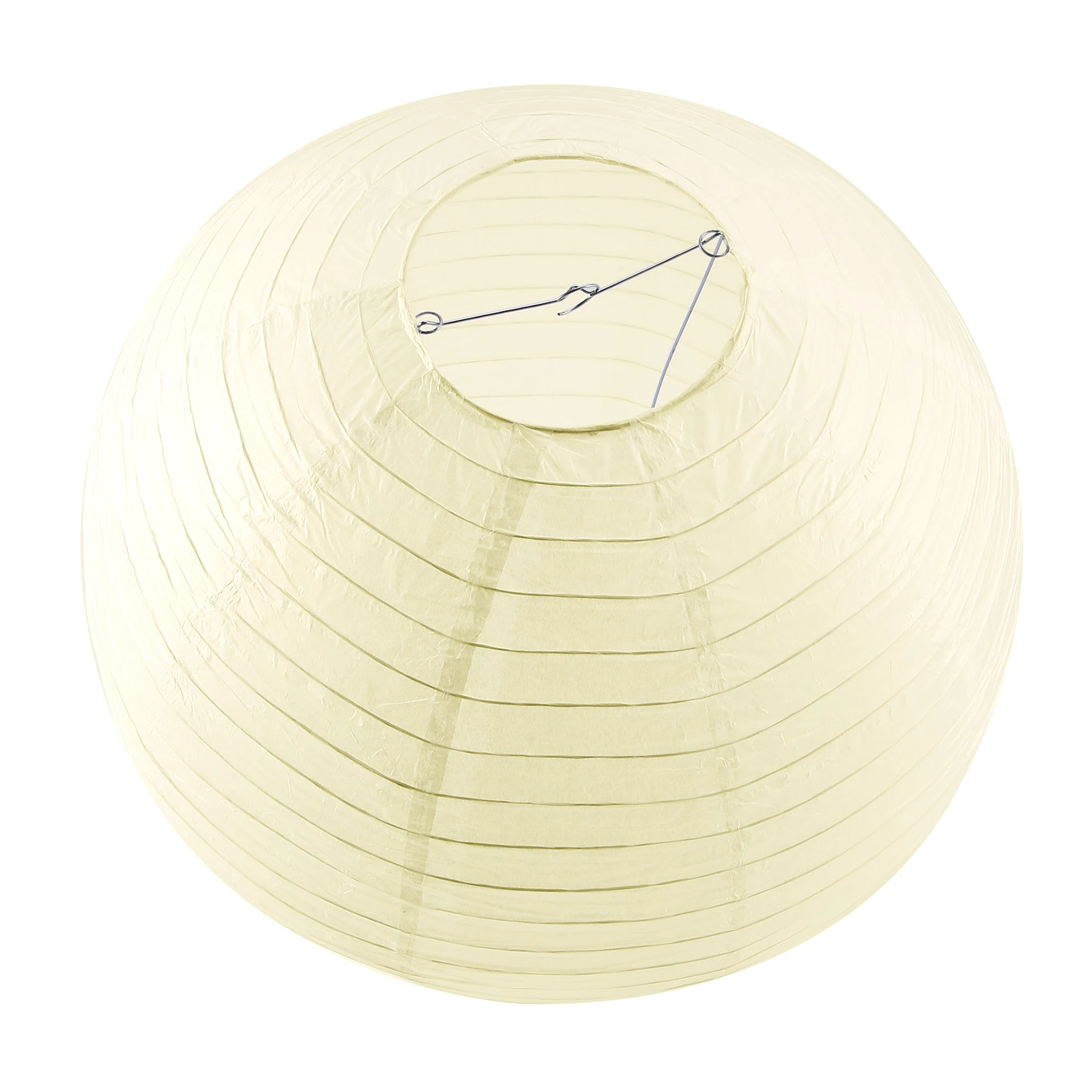 

1 x Chinese Japanese Paper Lantern Lampshade for Wedding, 50cm(20") Creamy-white