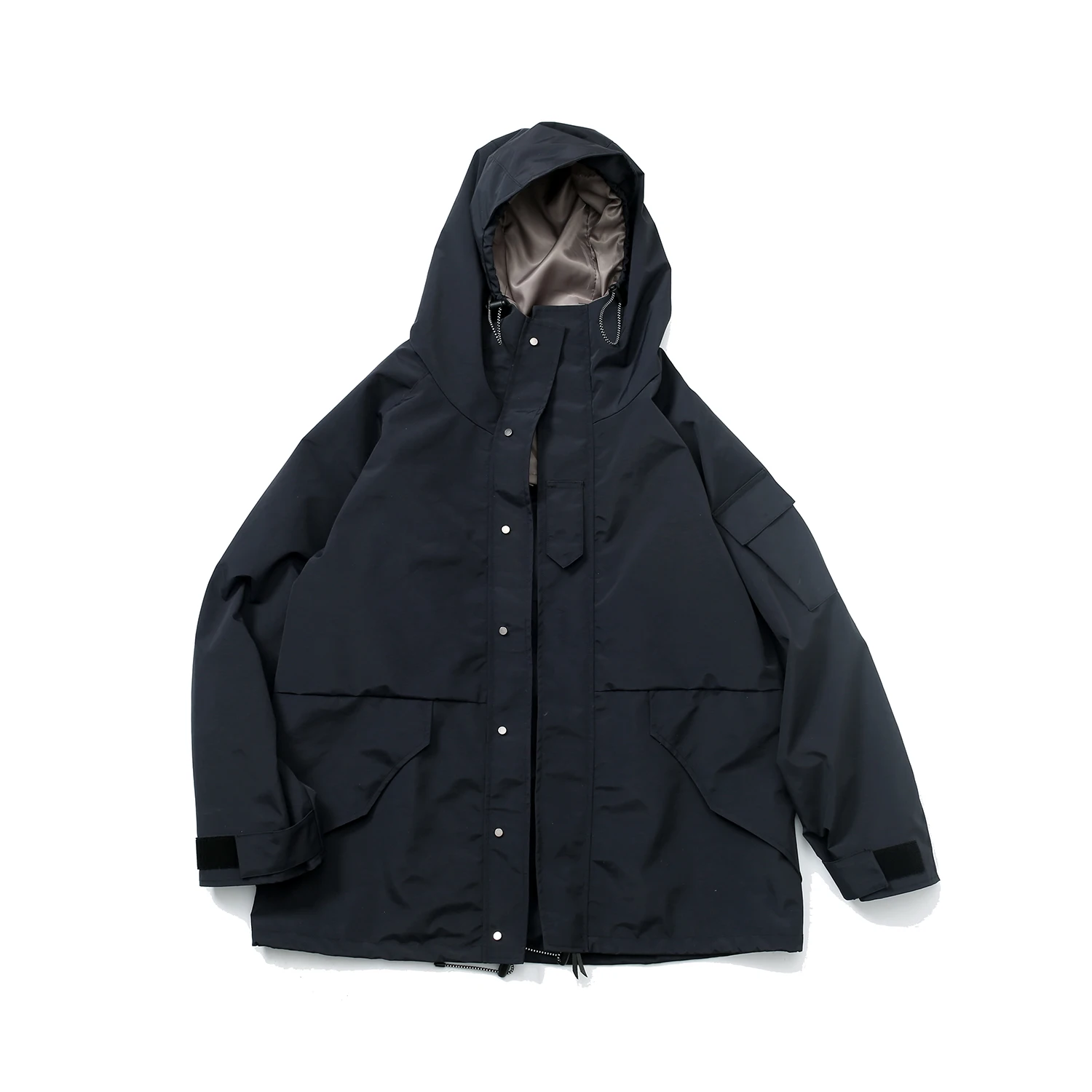 Hard shell meanswhile Japanese riding hooded waterproof windproof jacket