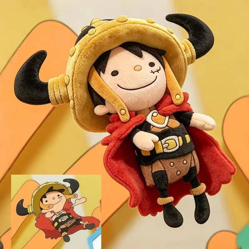 

One Piece Luffy 10cm Cotton Doll Anime Merchandise Collectible Stuffed Toy Cute Soft Comfortable Birthday Gift
